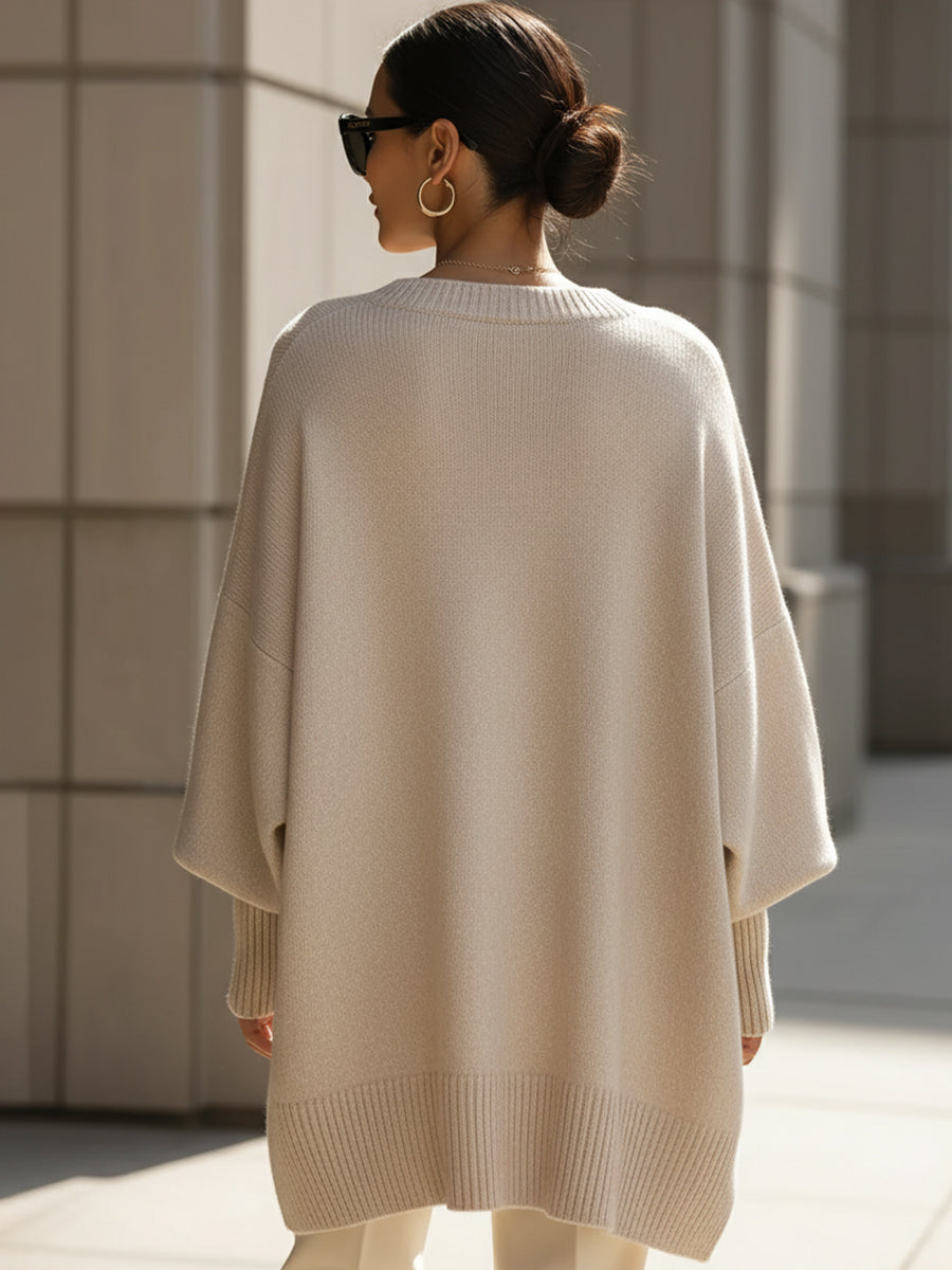 Elodie™ | Wool-Blend Oversized Jumper