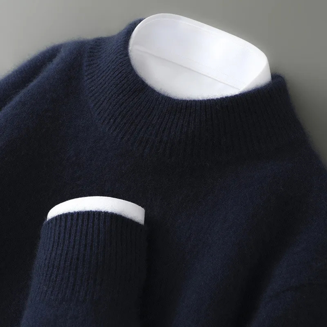 Olivia™ | Cashmere Mock-Neck Jumper