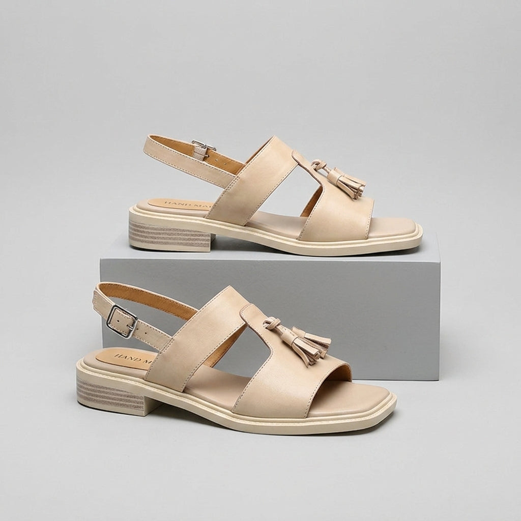 Maya Tassel T-Strap Sandal