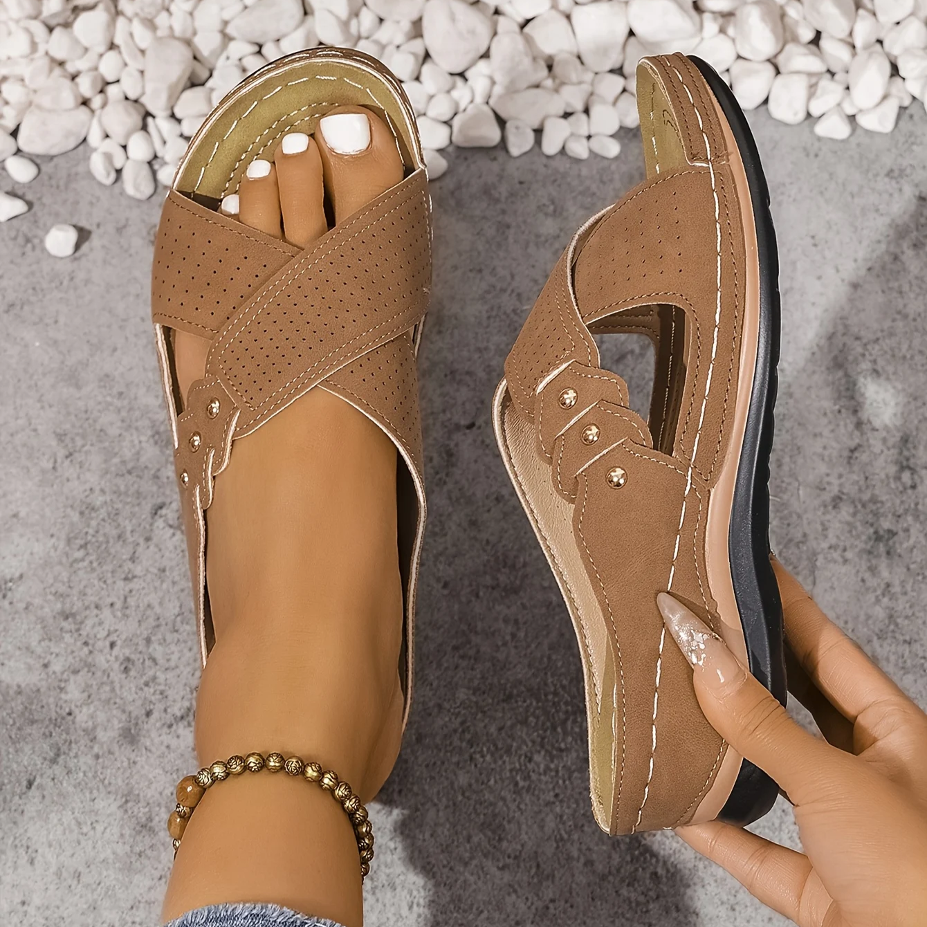 Zara™ Orthopedic Wedge Sandals