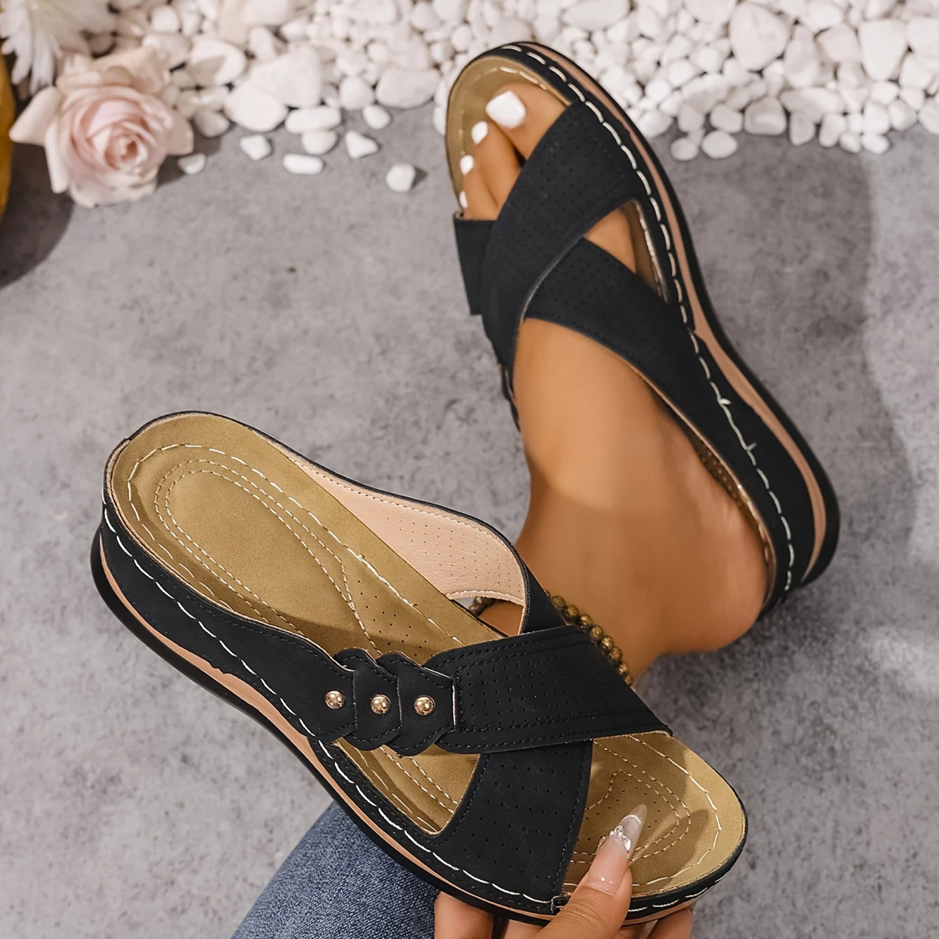 Zara™ Orthopedic Wedge Sandals
