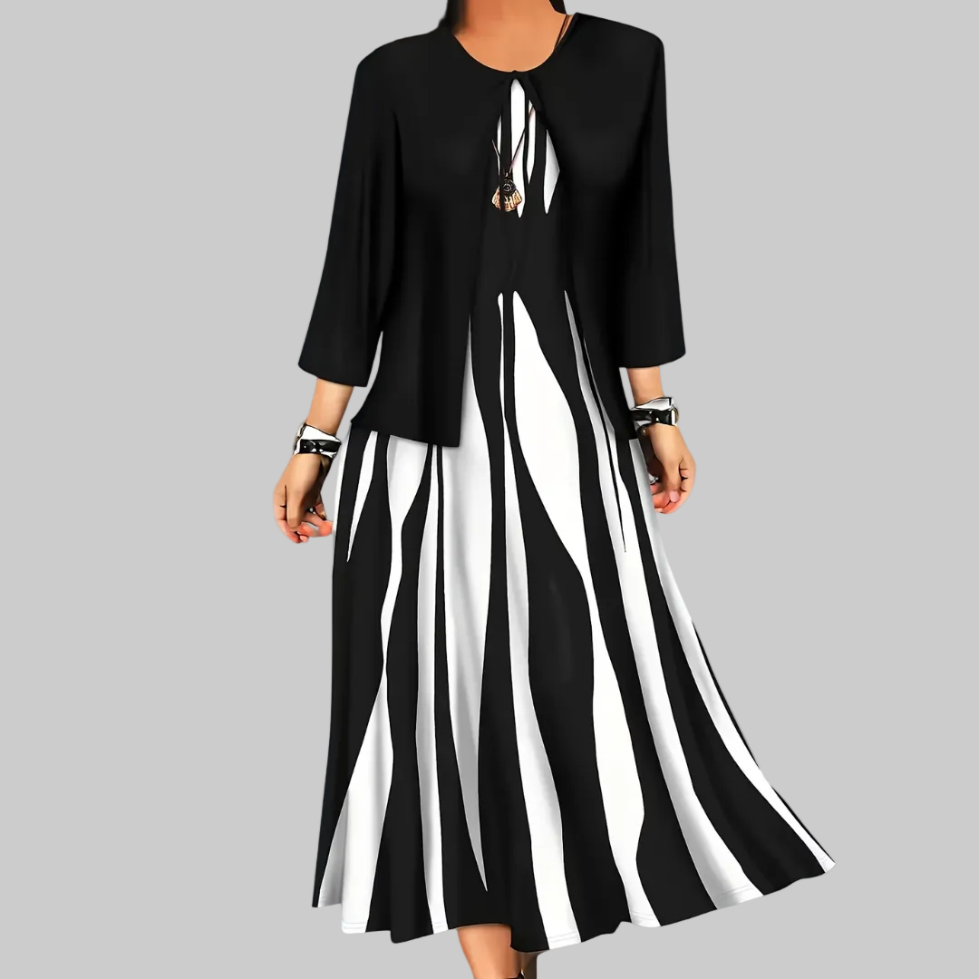 Evelyn™ Elegant Two-Piece Dress Set