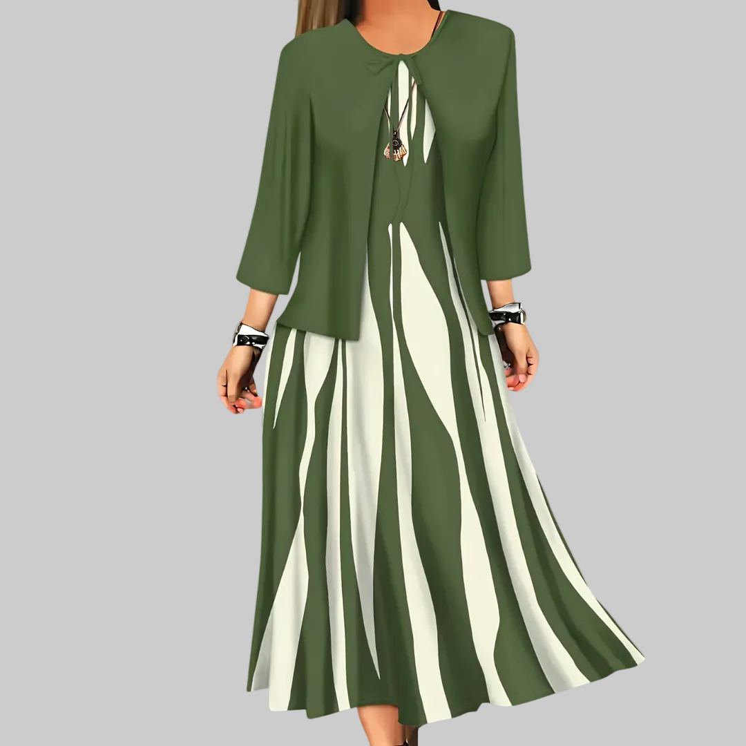 Evelyn™ Elegant Two-Piece Dress Set