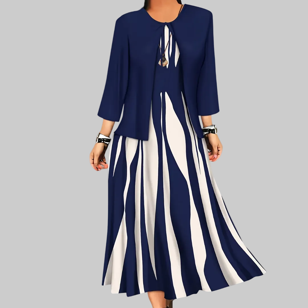 Evelyn™ Elegant Two-Piece Dress Set