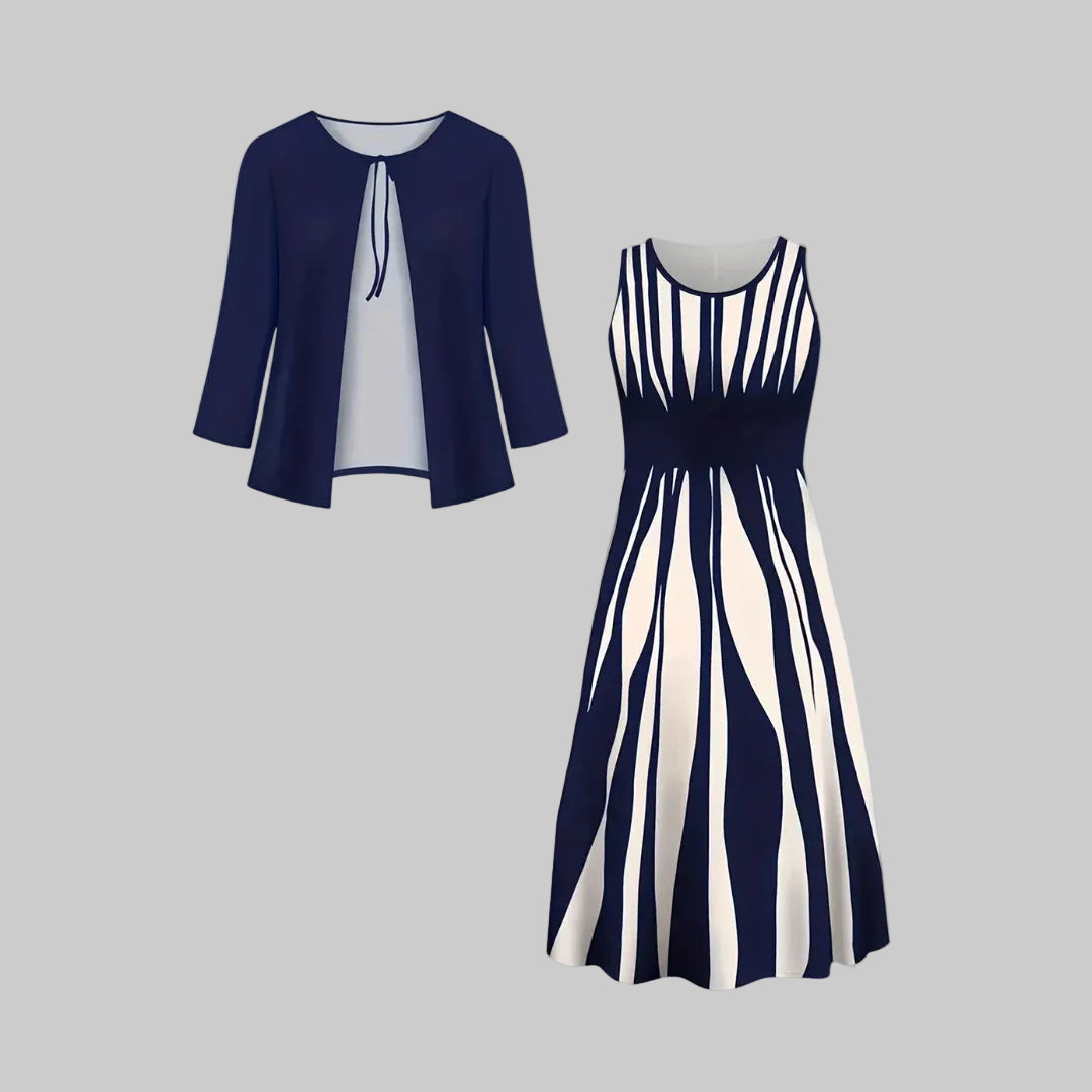 Evelyn™ Elegant Two-Piece Dress Set