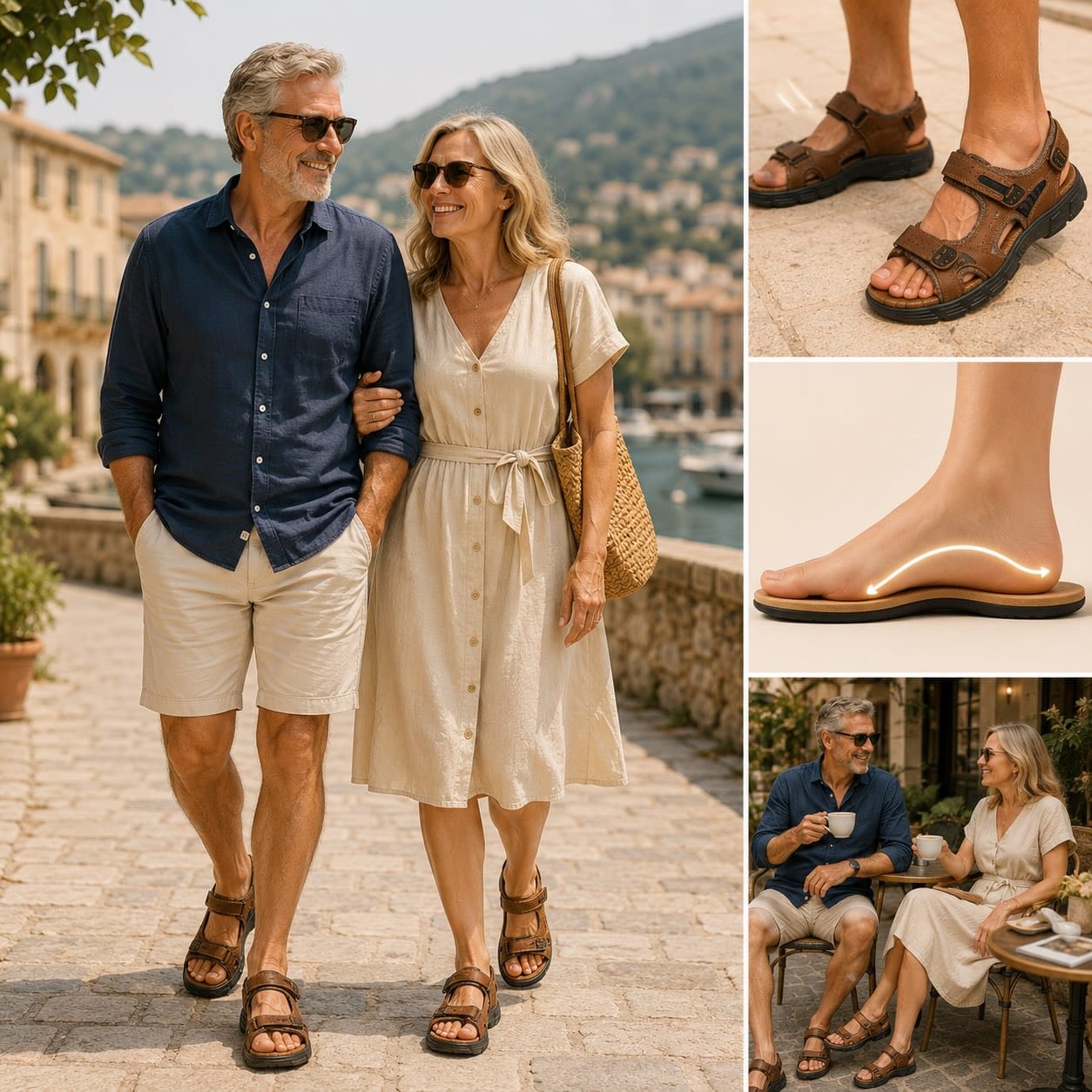 Magnus – Leather Orthopaedic Sandals