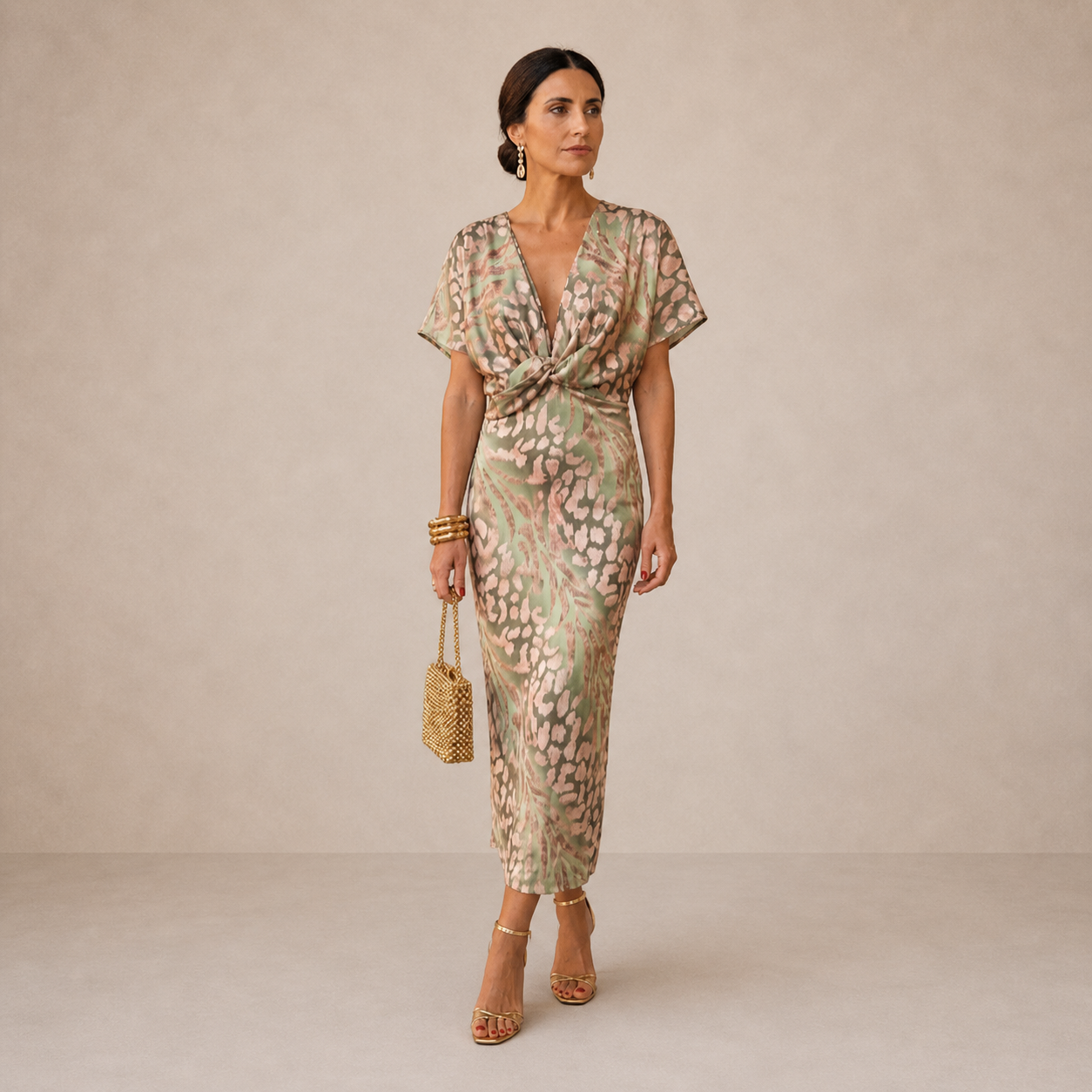 Copper Midi Dress | Women's Summer Dress