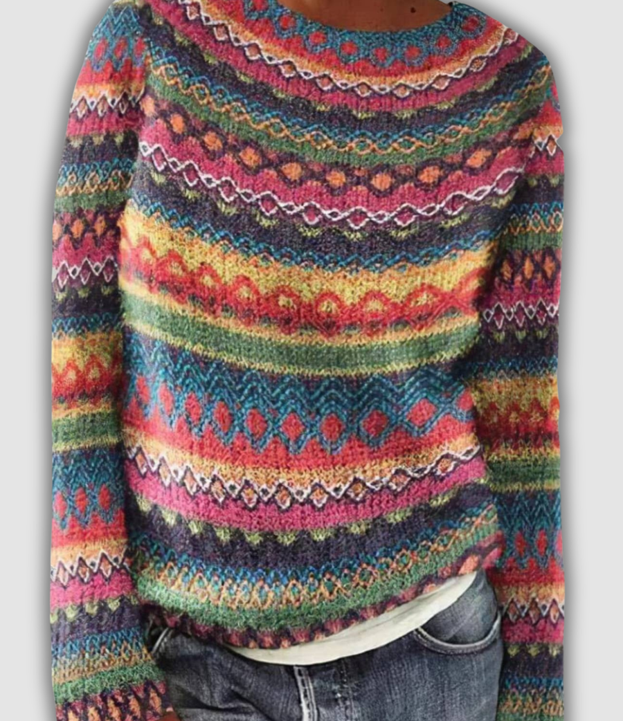 Amira | Cozy Retro Sweater