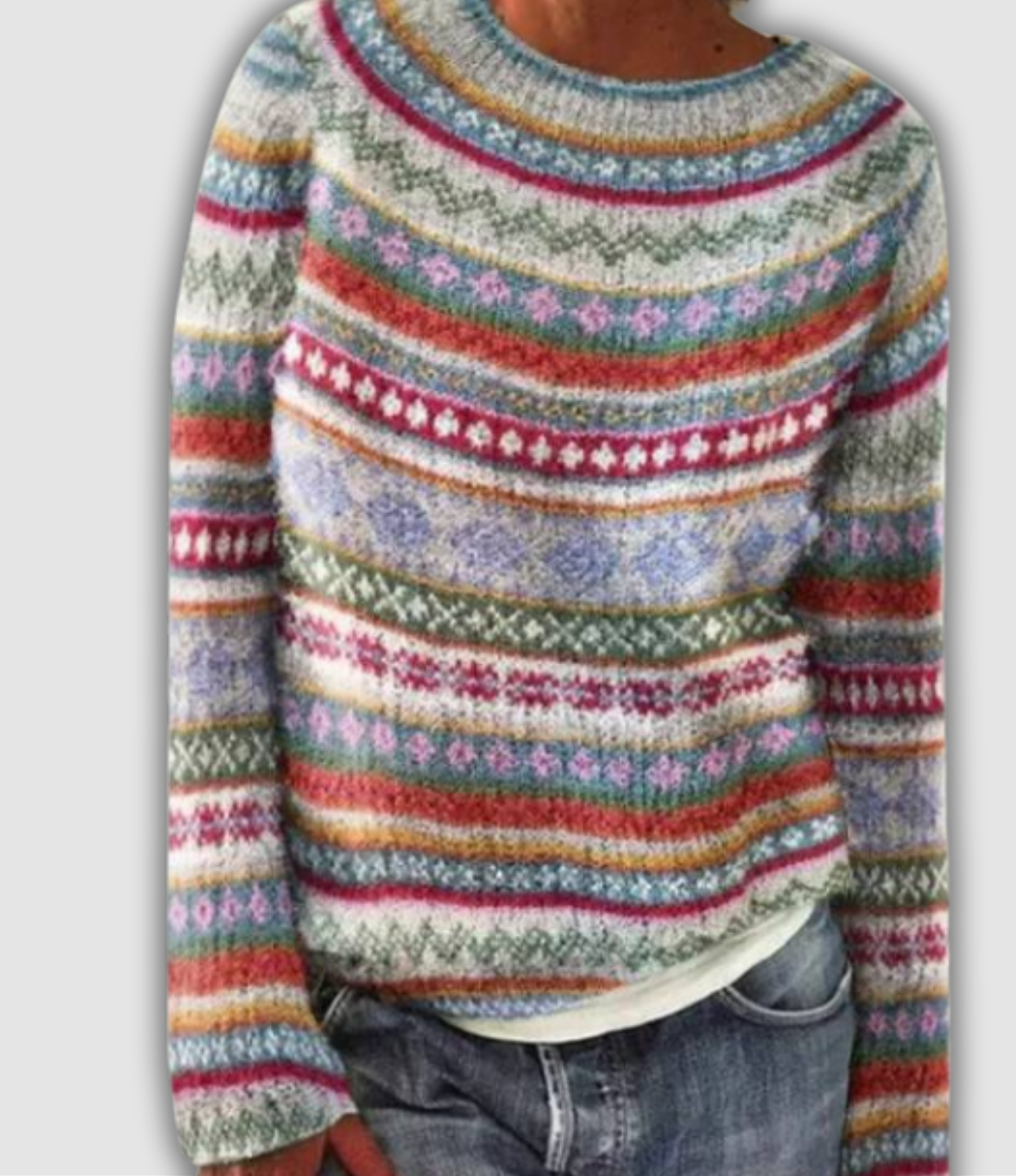 Abegail | Cozy Retro Sweater