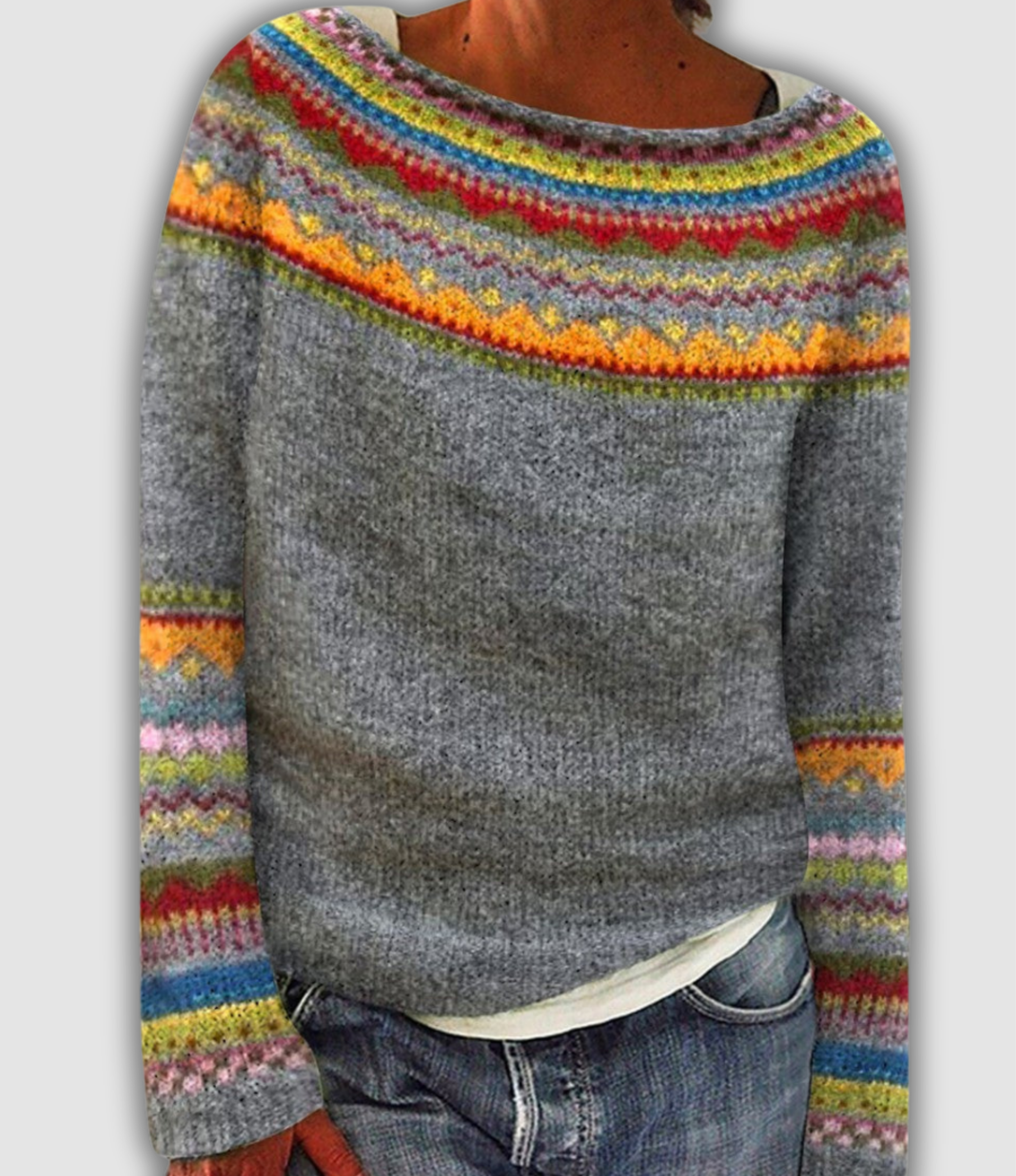 Rose | Cozy Retro Sweater