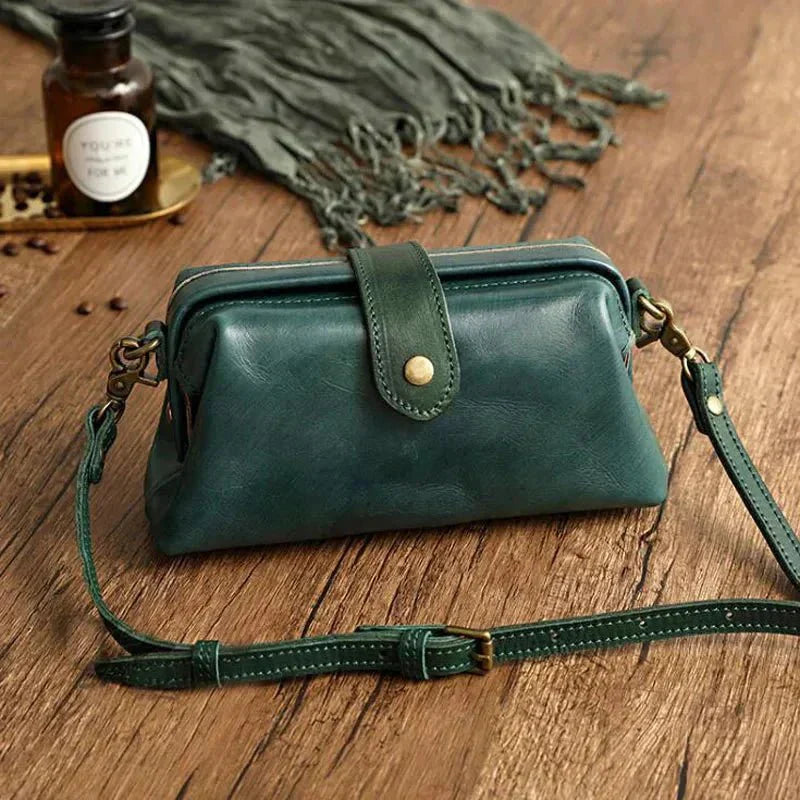 Eclipse Charm | Refined Leather Shoulder Bag