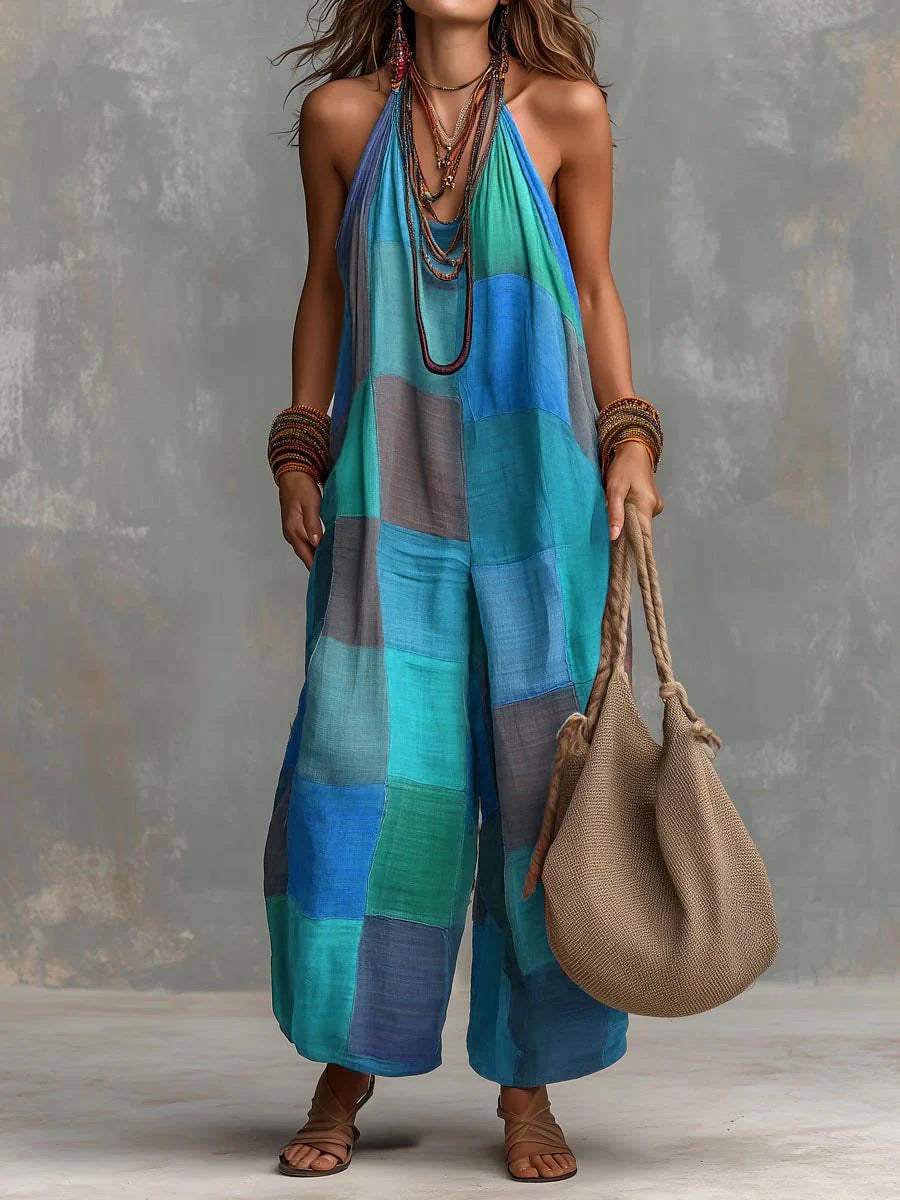Bohemian Patchwork Jumpsuit™ – Freshness and Freedom in a Unique Artistic Style