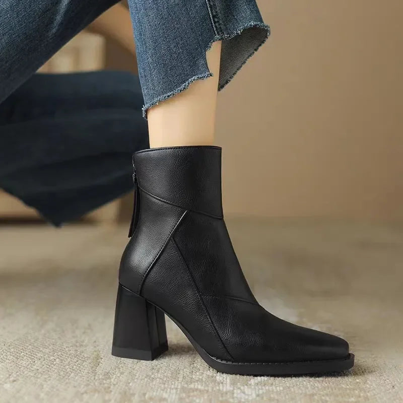 Adeline Leather Boots