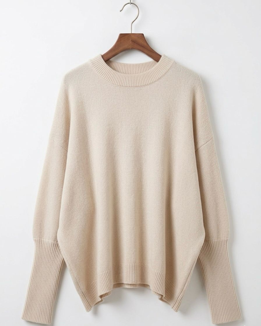 Elodie™ | Wool-Blend Oversized Jumper