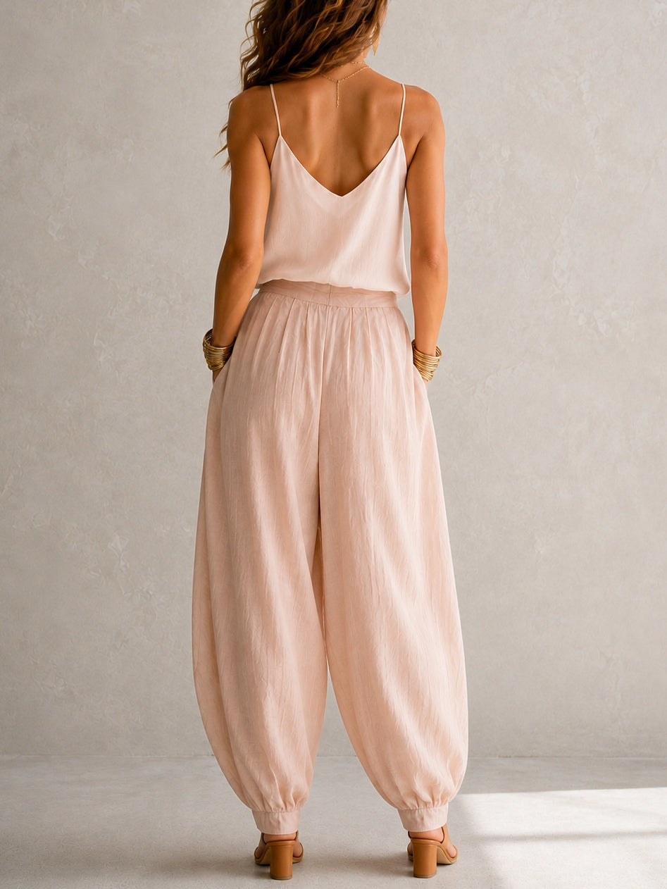 VALERIE | FLOWING THREE-PIECE PINK SET