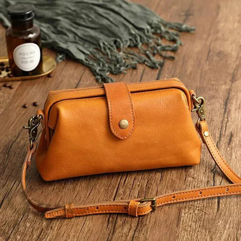 Eclipse Charm | Refined Leather Shoulder Bag