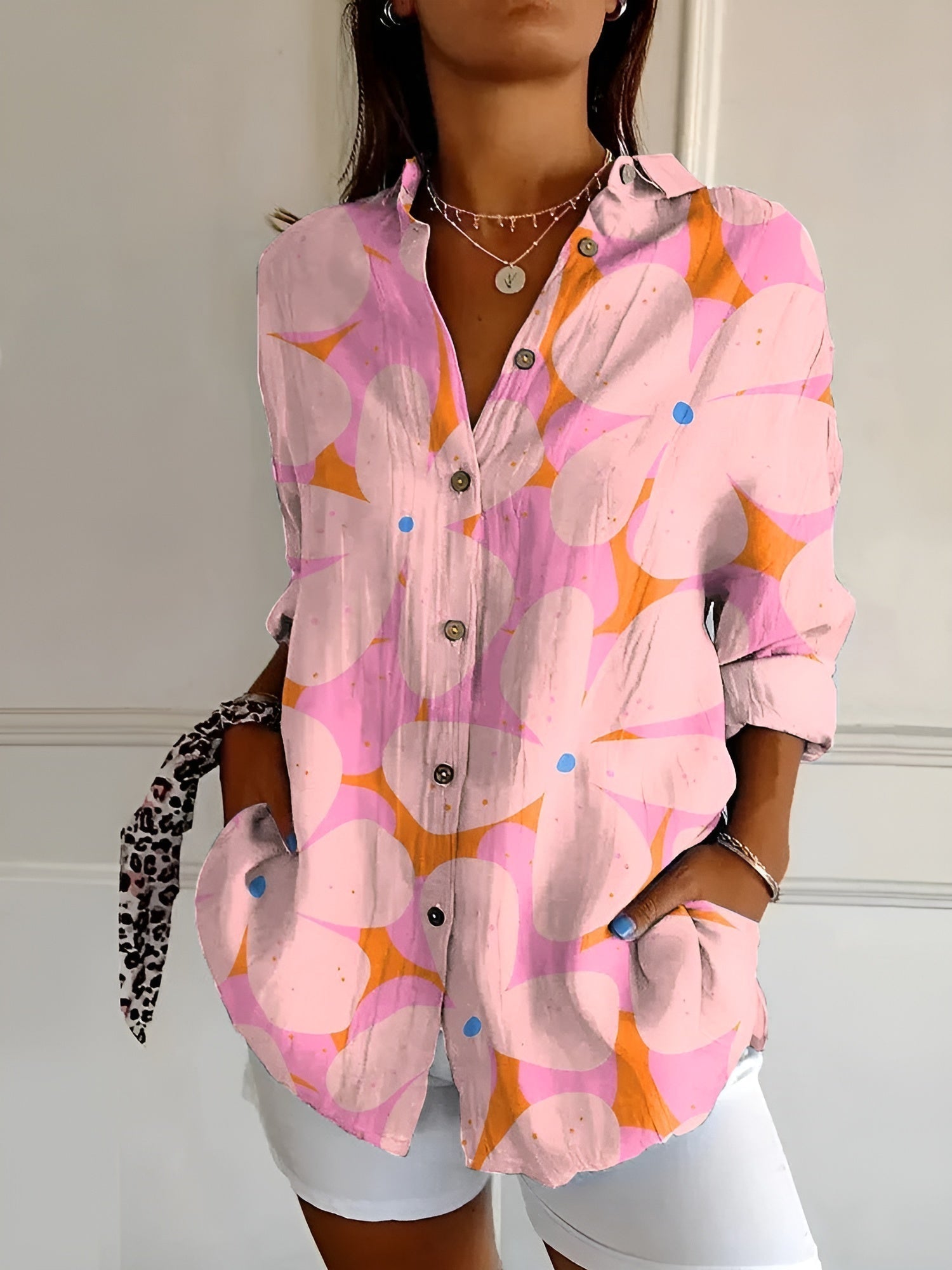 Maia | Floral Wave Blouse